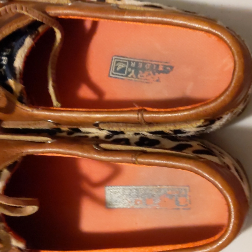 Sperry top sider leopard print size 7 - Picture 11 of 12